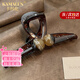 卡瑪倫（KAMALUN)發(fā)夾2025新款氣質(zhì)大號(hào)盤(pán)發(fā)抓夾鯊魚(yú)夾高級(jí)感后腦勺發(fā)卡頭飾送女友 大號(hào)咖色雙珠抓夾-品牌禮盒