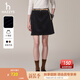 哈吉斯（HAZZYS）女裝 秋季女士【PHIZ系列】復古風燈芯絨A型短裙女 藏青色NV M (160/72A 40)