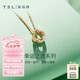 謝瑞麟（TSL）七夕禮物18k金鉆石項(xiàng)鏈幸運(yùn)守護(hù)系列時(shí)尚彩金項(xiàng)鏈BC004