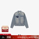 Levi's?SilverTab?25年春夏新款男士美式復古時(shí)尚牛仔夾克外套 淺藍色 004GI-0001 L