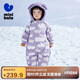 迷你巴拉巴拉男童女童羽絨連體衣冬季嬰兒衣服寶寶保暖爬服哈衣