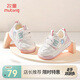 牧童童鞋女寶寶學(xué)步鞋春秋款軟底透氣網(wǎng)面男童機(jī)能鞋 軟糖粉 19碼