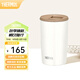 膳魔師（THERMOS）咖啡杯男女辦公高顏值日系簡(jiǎn)約杯子情侶水杯學(xué)生杯子TCDP 奶油白【304不銹鋼內(nèi)膽】 415ml