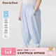 PawinPaw【防蚊】卡通小熊童裝2025年春夏新款女寶寶寬松休閑純棉防蚊褲 Blue藍(lán)色/50 110 cm