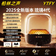 YTFY德國柏林之聲曼哈頓音響2025款琉璃4代無(wú)線(xiàn)藍牙音箱卡哈家用桌面便捷式炫酷光效重低音炮新款秒發(fā) 純原典藏黑金色（帶底座支架和掛飾）
