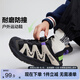 左西男童運(yùn)動(dòng)鞋兒童鞋子2025新款紐扣機(jī)能網(wǎng)面透氣休閑溯溪鞋 黑色 33