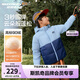 Skechers斯凱奇兒童羽絨服男女大童保暖防寒冬裝短款連帽外套L424K094