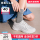 百麗簡(jiǎn)約基礎老爹鞋女2025秋新厚底增高透氣網(wǎng)面休閑鞋E3E1DCM5 米色 36 (230mm)