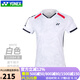 YONEX新款尤尼克斯羽毛球服速干短袖透氣yy運(yùn)動(dòng)比賽服T恤上衣 210084白色 女款 L