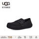 UGG春季男士純色平底淺口休閑豆豆鞋樂福鞋 1166762 BLK|黑色 42