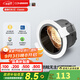 西頓照明（CDN）led筒燈嵌入式75mm孔筒射燈孔燈防眩吊頂燈無(wú)主燈客廳過(guò)道天花燈 【RA97全光譜】9w防眩黑 4000K