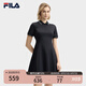 FILA 韓素希同款|斐樂官方女裝連衣裙2025夏季新款時(shí)尚防曬涼感裙子 傳奇藍(lán)-NV XL 175/92A/XL