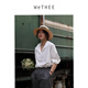 杏識WeTHEE 買(mǎi) 很颯 店主力薦白襯衫光澤感 法式博主感氣質(zhì)翻領(lǐng)襯衣 長(cháng)袖白色 S