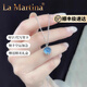 La Martina人魚之淚項(xiàng)鏈女生999銀輕奢小眾設(shè)計(jì)感魚尾吊墜高檔生日禮物 魚尾項(xiàng)鏈-銀色【輕奢禮盒】