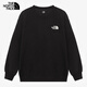 北面韓國THE NORTH FACE北面運動(dòng)衫男女衛衣戶(hù)外休閑套頭衫NM5MR50 NM5MR50A黑色 XL (105)