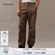 Calvin KleinJeans【防水】春秋男士ck暗襟抽繩腳口戶外運動休閑褲J326653 PBX-深灰褐 L