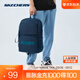 斯凱奇（Skechers）196家族|書(shū)包大容量電腦包運(yùn)動(dòng)旅行大學(xué)生雙肩背包初中高中生 藏青色/002Z 20-30升
