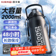 恩爾美（nRMEi）保溫保冷杯大容量1500ml男士男款初高中學(xué)生吸管運動(dòng)水壺冰霸杯子
