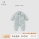 乖奇熊嬰幼兒三防連體衣秋冬保暖寶寶輕薄羽絨服圍脖哈衣爬服外出拜年服 暮色藍(lán)/星月奇遇 90