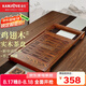金灶（KAMJOVE）新中式雞翅木實木茶盤茶具套裝泡茶一體機茶海茶臺整套茶具R-350A 【實木精雕】單茶盤框