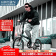 大行（DAHON）折疊自行車20英寸8級變速經(jīng)典P8單車KBC083  消光灰綠【JD定制】