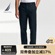 諾帝卡（NAUTICA）【商場同款】春夏新款舒適親膚微彈修身直筒休閑褲男PO4320 藏青4NV 33