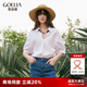 歌莉婭女裝襯衫春裝洋氣法式職業(yè)裝氣質(zhì)正裝制服襯衣小衫上衣1C3C3D050 03W本白 S