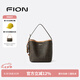 菲安妮（FION）包包女款2025年小熊系列時(shí)尚水桶包簡(jiǎn)約高顏值斜挎包手提包禮物 啡/茶