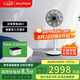 巴慕達(dá)（BALMUDA）果嶺電風(fēng)扇空氣循環(huán)扇自然風(fēng)落地臺式兩用客廳臥室無線大風(fēng)力露營直流變頻日本進(jìn)口 白黑