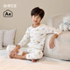 棉花堂【100%棉】?jì)和兠迌纫绿籽b寶寶家居服睡衣抗菌不易起球ms 小火車(chē) 130