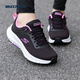 斯凱奇（Skechers）女鞋夏季2026新款軟底媽媽鞋休閑輕便跑步鞋老人鞋網(wǎng)面透氣運動(dòng)鞋 128638-BKPK 38 /參考常規尺碼38.5-39碼左右