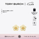 Tory Burch 湯麗柏琦【禮物】 KIRA雙T LOGO花卉耳環(huán)TB 147151 Tory 金/象牙白 701 OS