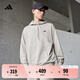 adidas休閑加厚毛圈連帽衛(wèi)衣套頭衫男女阿迪達(dá)斯官方輕運(yùn)動(dòng) 金屬灰   2XL
