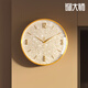 銅大師2025鐘表掛鐘客廳家用掛表輕奢北歐石英現代簡(jiǎn)約表掛墻免打孔時(shí)鐘 黃銅鐘體-靜音機芯-中號 .