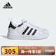 阿迪達(dá)斯（adidas）童鞋25春秋兒童三葉草軟底貝殼頭鞋男女小童輕便運(yùn)動(dòng)休閑鞋JS0718