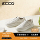 愛步（ECCO）夏季潮流拼色厚底休閑板鞋 街頭球鞋女鞋272803 白色37