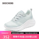 斯凱奇（Skechers）糕糕鞋女鞋秋季厚底增高休閑鞋網(wǎng)面透戶外運(yùn)動(dòng)鞋松糕鞋117524