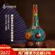 中外琺瑯美術(shù)館景泰藍纏枝蓮紋直頸瓶招財收藏花瓶銅擺件客廳辦公商務(wù)開(kāi)業(yè)禮品 直頸瓶