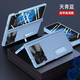維尚豐適用vivoXFold+前后雙手機殼全包防摔商務(wù)鉸鏈磁吸xfold折疊屏潮流時(shí)尚xfold+超薄支架男女真皮套 前后雙殼【天青色】（不帶膜）可搭配原機膜或者鋼化膜 vivo X Fold