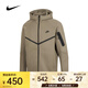 耐克（NIKE）2025年男子AS TCH FLC FZ WR HOODIE夾克 HV0950-320 L