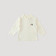 巴厘小豬女童秋冬季保暖上衣發(fā)熱內衣甜美可愛(ài)女寶寶花邊領(lǐng)娃娃 米色 90