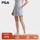 FILA 楊冪同款|斐樂官方女裝針織短褲2025夏新款時尚寬松小方格三分褲 冰心藍(lán)-LB L 170/70A/L