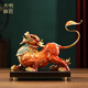 大明銅匠銅納福貔貅擺件老板辦公室桌面家居客廳玄關(guān)裝飾高檔喬遷開(kāi)業(yè)禮品