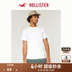 HOLLISTER25夏新款經(jīng)典小海鷗情侶棉質(zhì)基礎T恤男裝女裝KI324-5149 白色 M (180/100A)