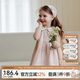 OAK FAMILY夏季新品2025女寶寶無袖連衣裙文藝娃娃領(lǐng)兒童公主裙 粉色 （不含頭飾） 100 cm