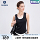 Navigare意大利小帆船假兩件背心女士25夏季新款時尚無袖內(nèi)搭百搭通勤上衣 暗夜黑 XL