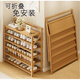 香主編鞋架家用門(mén)口小型入戶(hù)簡(jiǎn)易鞋柜免安裝折疊多層收納置物架4層70