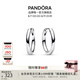 潘多拉（PANDORA）18毫米串飾耳環(huán)925銀高級簡約時尚可搭配輕奢七夕情人節(jié)禮物 1 293355C00 均碼