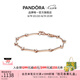 潘多拉（PANDORA）閃耀密鑲條鏈?zhǔn)宙溑畟€(gè)性簡(jiǎn)約時(shí)尚飾品七夕情人節(jié)禮物送女友 1 16CM