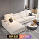 宜密廣東佛山沙發(fā)家具奶油風(fēng)棉麻布藝沙發(fā)大小戶型客廳直排貴妃組合簡(jiǎn) 3.6米直排 四人位 舒適Q彈坐感新升級(jí)防螨親膚透氣棉麻蜂窩微孔透氣高密